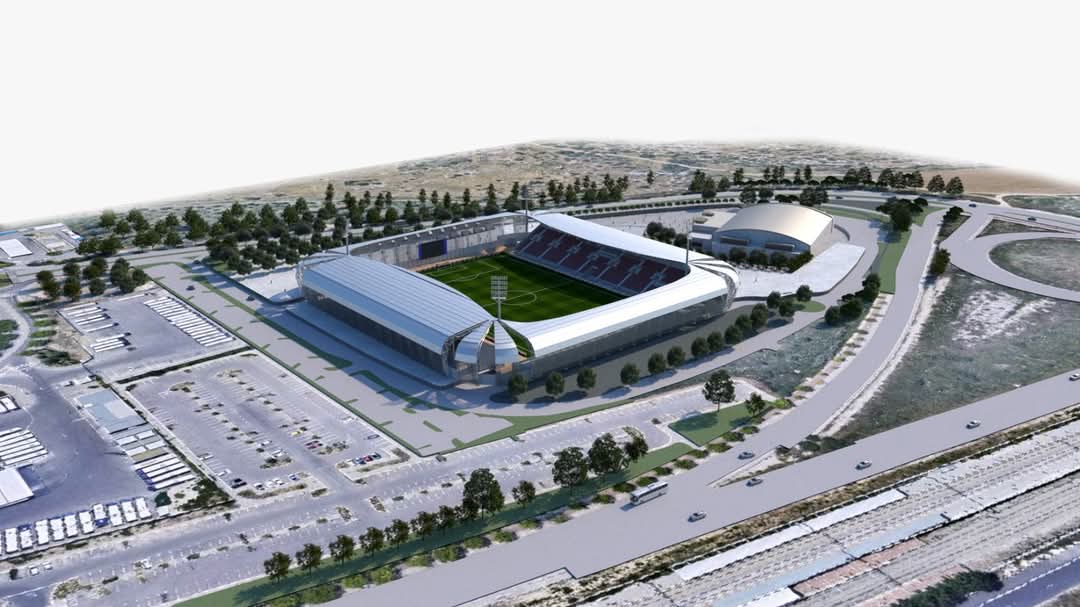 אצטדיון מודיעין. הדמייה